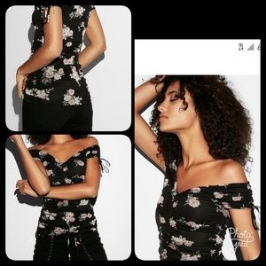 2/$40 Mix & Match Floral off the shoulder top